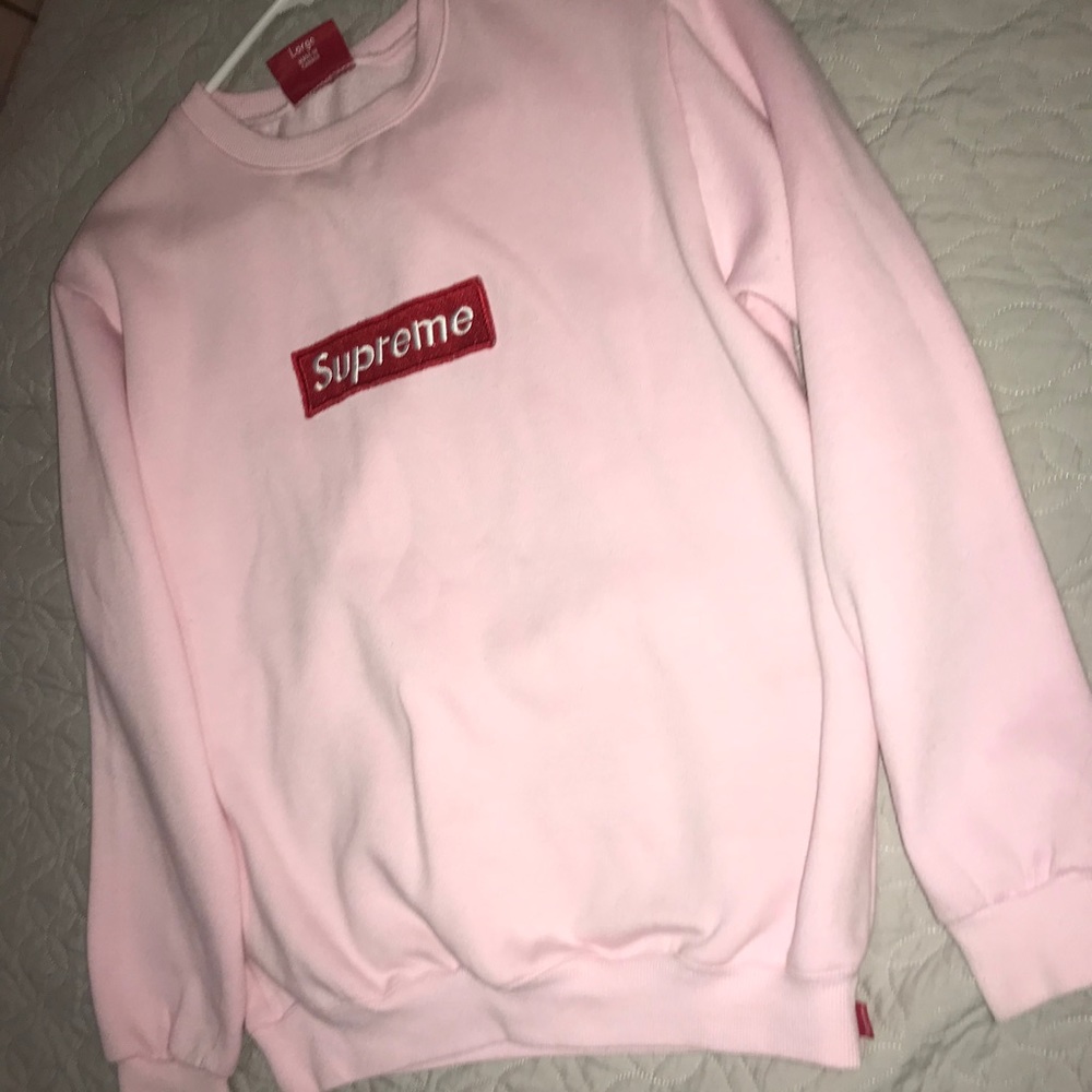 Pink supreme sweater very soft